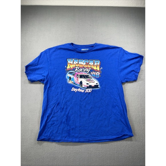 Nascar Advantage Other - Nascar Mens SS Graphic Tee Royal Size 2XL